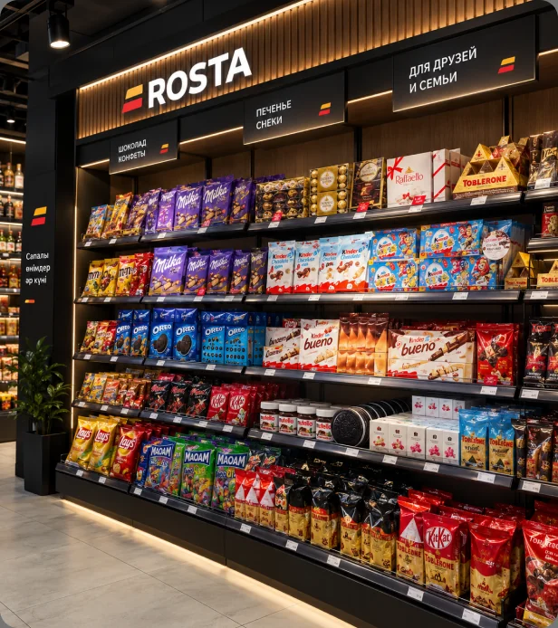 Магазин сладостей — иллюстрация решения ROSTA